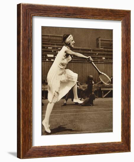 Suzanne Lenglen, 1919-null-Framed Giclee Print