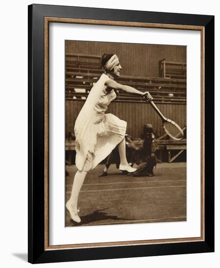 Suzanne Lenglen, 1919-null-Framed Giclee Print