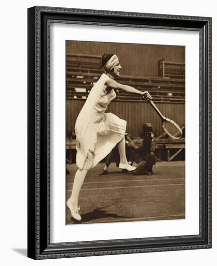 Suzanne Lenglen, 1919-null-Framed Giclee Print