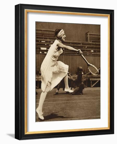 Suzanne Lenglen, 1919-null-Framed Giclee Print