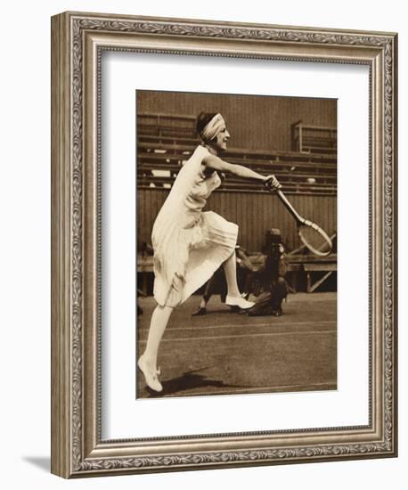 Suzanne Lenglen, 1919-null-Framed Giclee Print