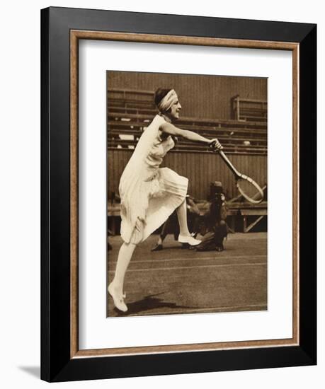 Suzanne Lenglen, 1919-null-Framed Giclee Print