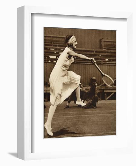 Suzanne Lenglen, 1919-null-Framed Giclee Print