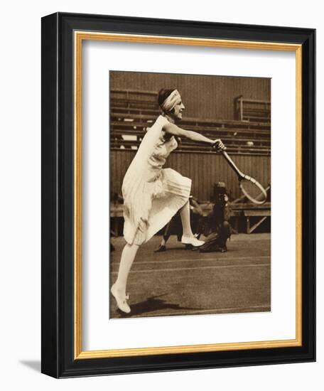 Suzanne Lenglen, 1919-null-Framed Giclee Print