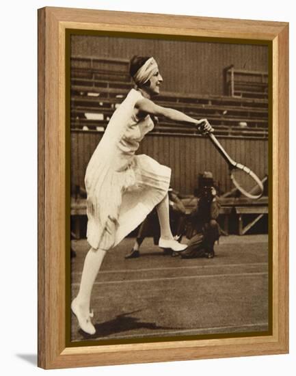 Suzanne Lenglen, 1919-null-Framed Premier Image Canvas