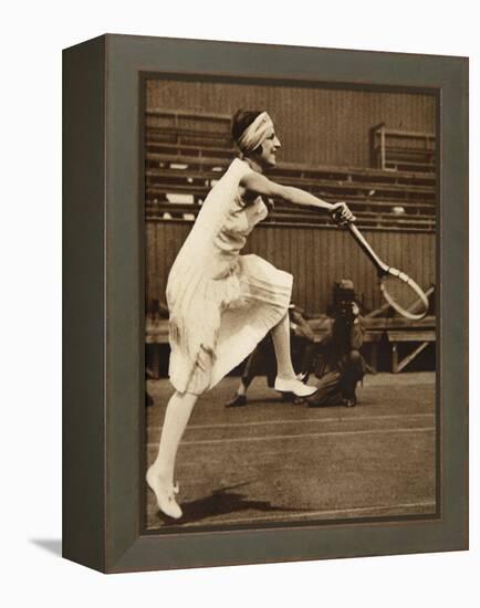 Suzanne Lenglen, 1919-null-Framed Premier Image Canvas