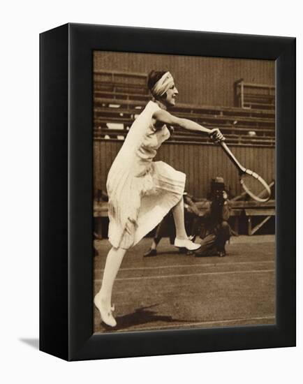 Suzanne Lenglen, 1919-null-Framed Premier Image Canvas