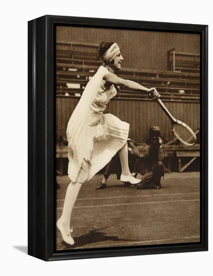 Suzanne Lenglen, 1919-null-Framed Premier Image Canvas
