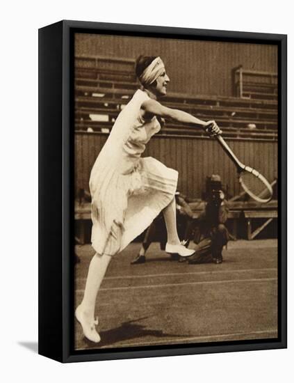 Suzanne Lenglen, 1919-null-Framed Premier Image Canvas