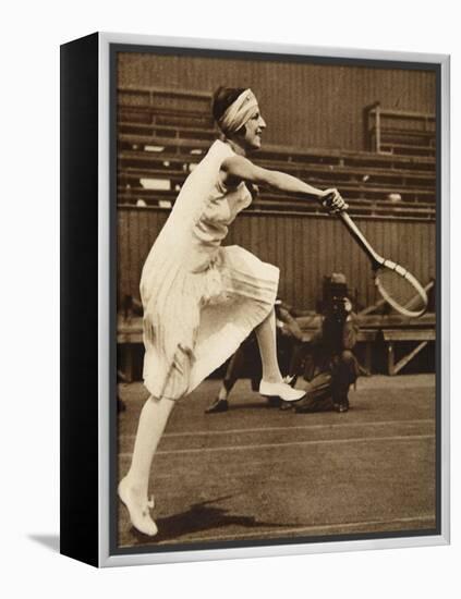 Suzanne Lenglen, 1919-null-Framed Premier Image Canvas