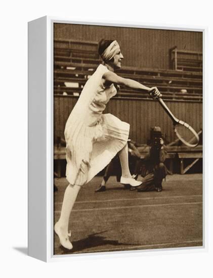 Suzanne Lenglen, 1919-null-Framed Premier Image Canvas