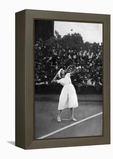 Suzanne Lenglen Winning Her First Championship at Wimbledon, 1919-null-Framed Premier Image Canvas