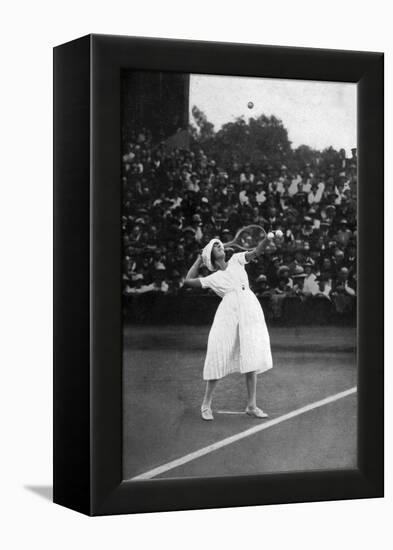 Suzanne Lenglen Winning Her First Championship at Wimbledon, 1919-null-Framed Premier Image Canvas