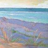 Blue Coastal Lagoon-Suzanne Wilkins-Art Print