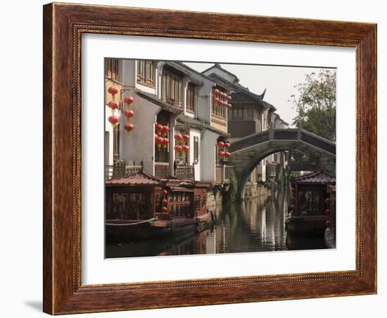 Suzhou, Jiangsu Province, China, Asia-Michael Snell-Framed Photographic Print