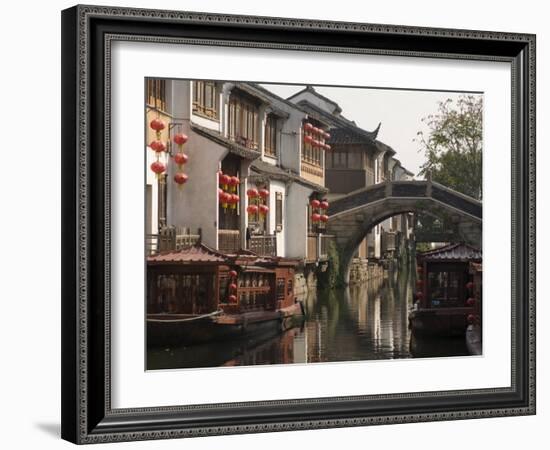 Suzhou, Jiangsu Province, China, Asia-Michael Snell-Framed Photographic Print