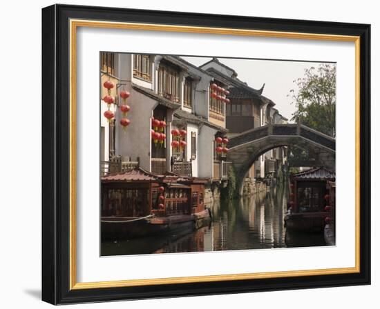 Suzhou, Jiangsu Province, China, Asia-Michael Snell-Framed Photographic Print