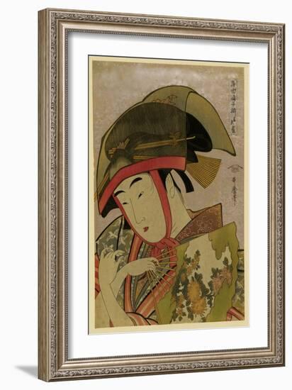 Suzume of Yoshiwara-Kitagawa Utamaro-Framed Art Print