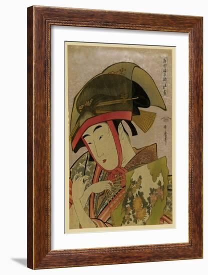 Suzume of Yoshiwara-Kitagawa Utamaro-Framed Art Print