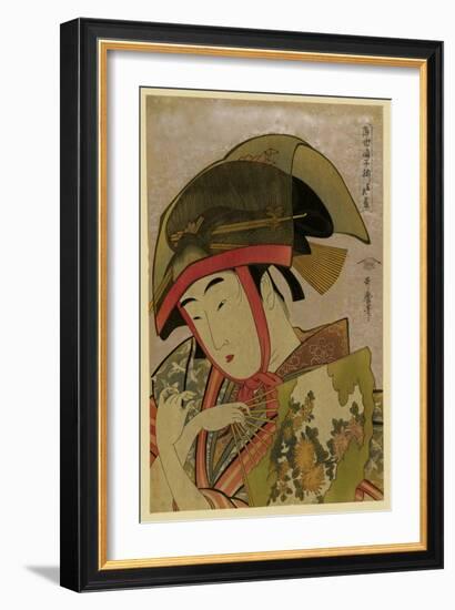 Suzume of Yoshiwara-Kitagawa Utamaro-Framed Art Print