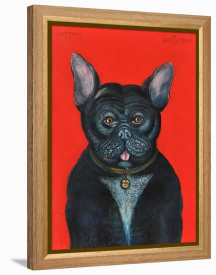 Svarc the Dog I, 2002-Tamas Galambos-Framed Premier Image Canvas