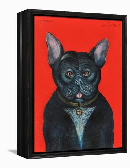 Svarc the Dog I, 2002-Tamas Galambos-Framed Premier Image Canvas