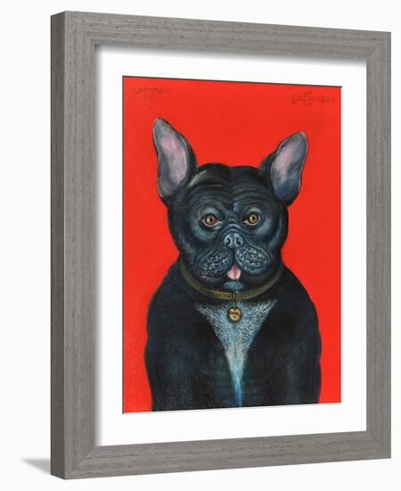 Svarc the Dog I, 2002-Tamas Galambos-Framed Giclee Print