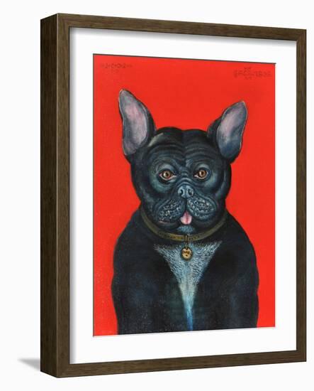 Svarc the Dog I, 2002-Tamas Galambos-Framed Giclee Print