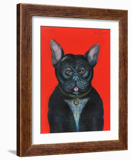 Svarc the Dog I, 2002-Tamas Galambos-Framed Giclee Print