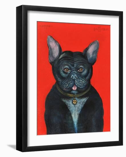 Svarc the Dog I, 2002-Tamas Galambos-Framed Giclee Print