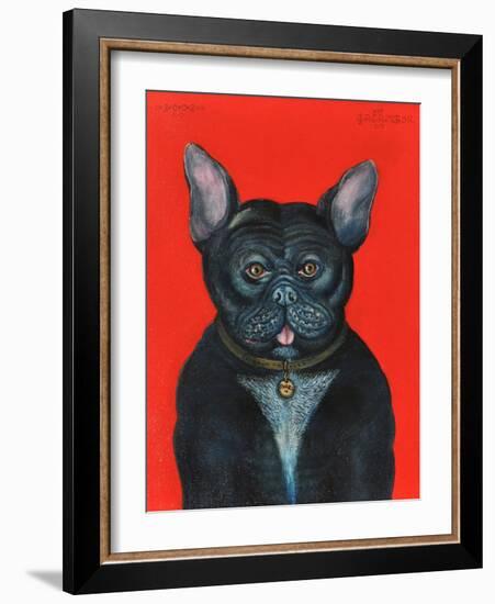 Svarc the Dog I, 2002-Tamas Galambos-Framed Giclee Print