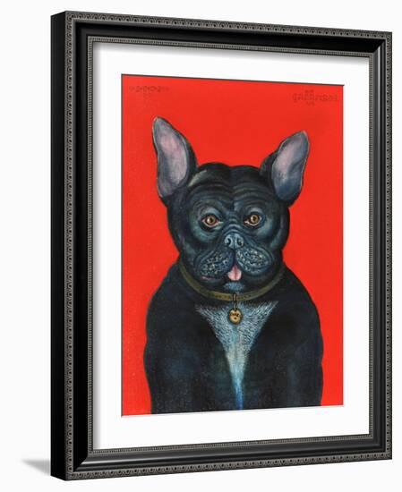 Svarc the Dog I, 2002-Tamas Galambos-Framed Giclee Print