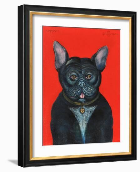 Svarc the Dog I, 2002-Tamas Galambos-Framed Giclee Print