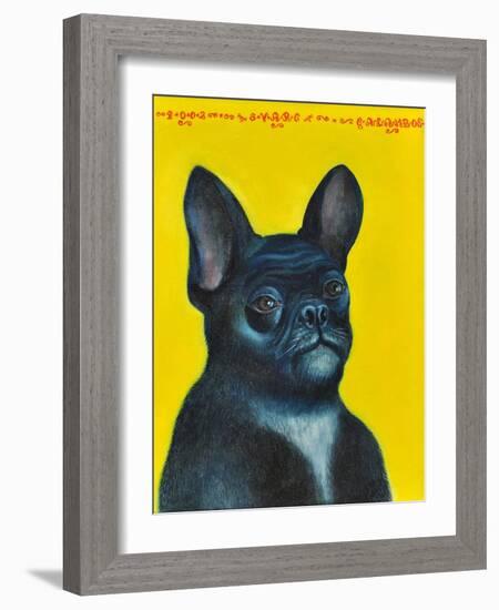 Svarc the Dog II, 2002-Tamas Galambos-Framed Giclee Print