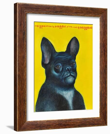 Svarc the Dog II, 2002-Tamas Galambos-Framed Giclee Print