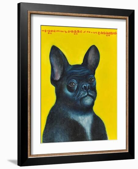 Svarc the Dog II, 2002-Tamas Galambos-Framed Giclee Print