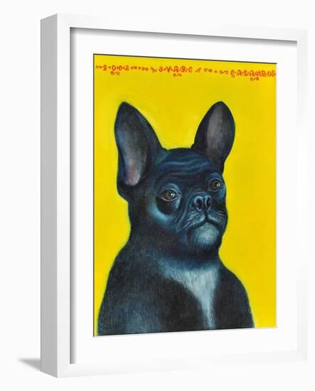 Svarc the Dog II, 2002-Tamas Galambos-Framed Giclee Print