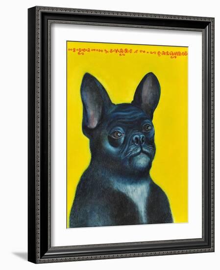 Svarc the Dog II, 2002-Tamas Galambos-Framed Giclee Print