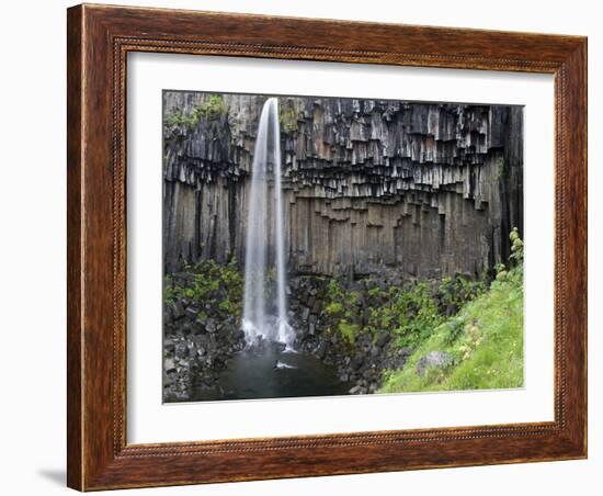 Svartifoss Waterfall, Skaftafell National Park, Iceland, Polar Regions-Ben Pipe-Framed Photographic Print