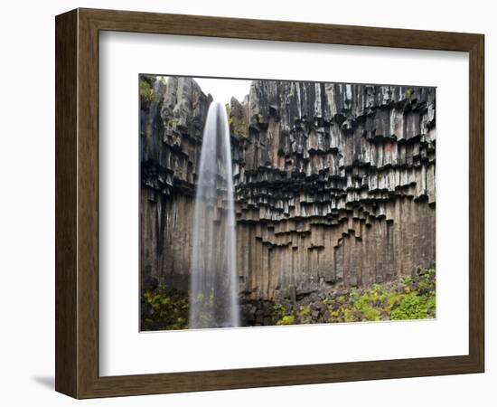 Svartifoss Waterfall, Skaftafell National Park, Iceland-Paul Souders-Framed Photographic Print