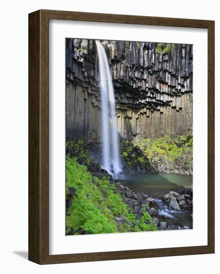 Svartifoss Waterfall, Skaftafell Park, Iceland-Michele Falzone-Framed Photographic Print