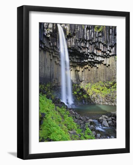 Svartifoss Waterfall, Skaftafell Park, Iceland-Michele Falzone-Framed Photographic Print