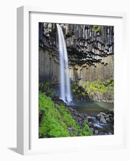 Svartifoss Waterfall, Skaftafell Park, Iceland-Michele Falzone-Framed Photographic Print