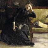 Portrait of the Swedish painter Eva Bonnier, 1889-Sven Richard Bergh-Giclee Print