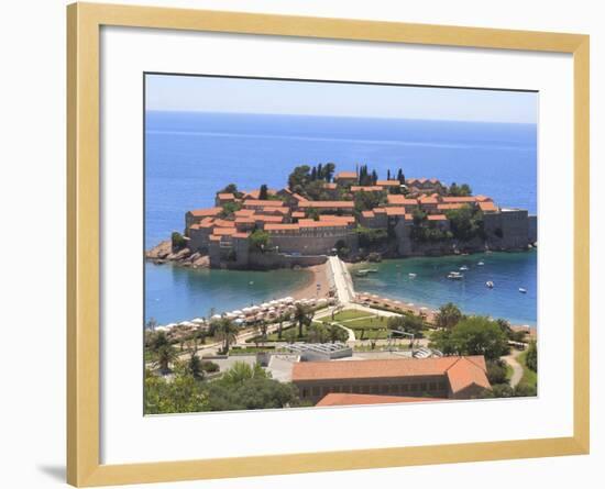 Sveti Stefan, Montenegro, Europe-Rolf Richardson-Framed Photographic Print