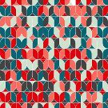 Vintage Seamless Geometrical Colorful Pattern. Texture Background for Web, Print, Home Decor, Texti-Svetlana Lukoyanova-Framed Art Print