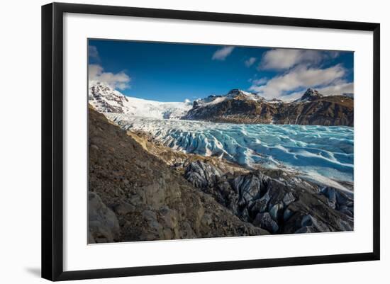 Svinafellsjokull Glacier in Skaftafell National Park, Iceland-null-Framed Photographic Print