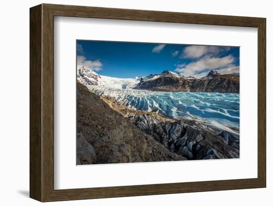 Svinafellsjokull Glacier in Skaftafell National Park, Iceland-null-Framed Photographic Print