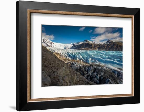 Svinafellsjokull Glacier in Skaftafell National Park, Iceland-null-Framed Photographic Print