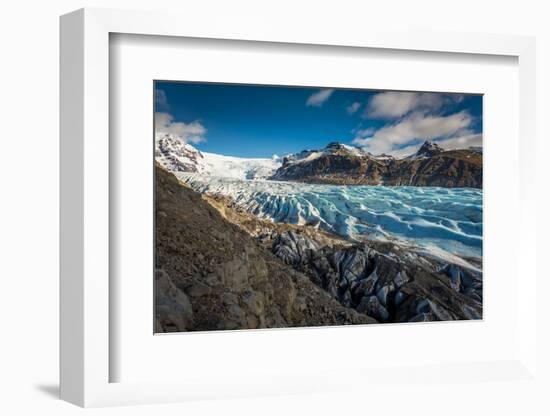 Svinafellsjokull Glacier in Skaftafell National Park, Iceland-null-Framed Photographic Print